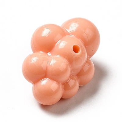 Macaron Color Opaque Acrylic Beads MACR-J122-08A-1