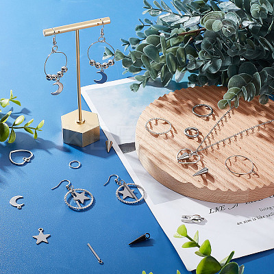 DIY Punk Earring Necklace Making Kits DIY-AR0002-61-1