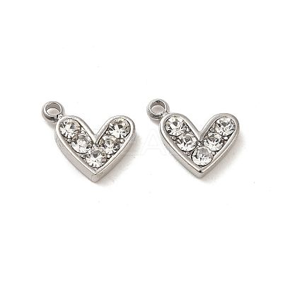 304 Stainless Steel Pendants STAS-L025-005P-01-1