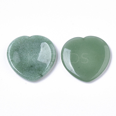 Natural Green Aventurine Thumb Worry Stone G-N0325-01A-1