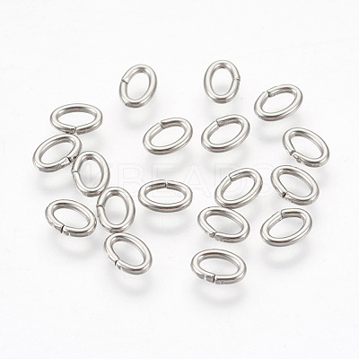 Tarnish Resistant 304 Stainless Steel Open Jump Rings Jewelry Findings STAS-L215-11P-1