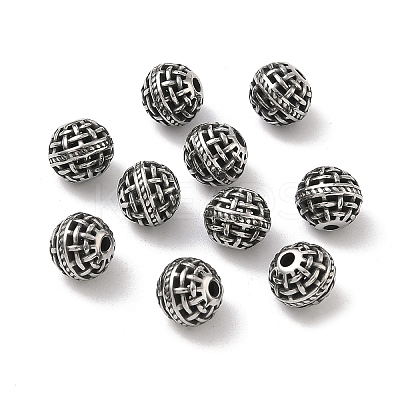 Retro 316 Surgical Stainless Steel Beads STAS-L307-17AS-09-1