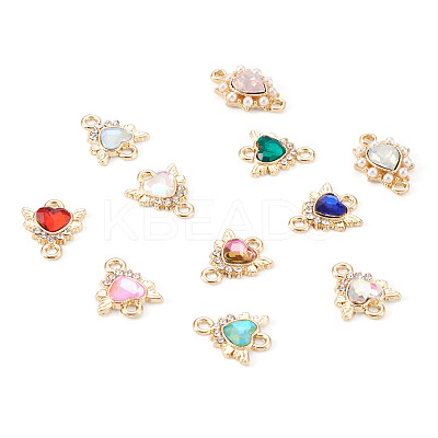 20Pcs 10 Color Zinc Alloy Links Connectors ALRI-MP0001-01-1
