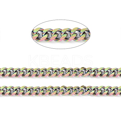 304 Stainless Steel Cuban Link Chains CHS-P007-04M-1
