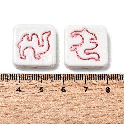 Handmade Porcelain Beads PORC-Z004-02E-1