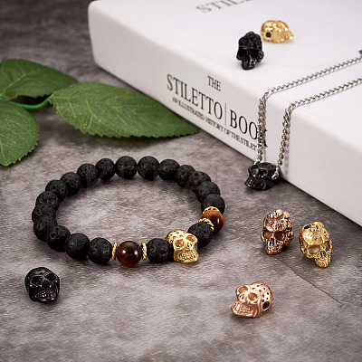 6Pcs 6 Style 304 Stainless Steel Beads STAS-PJ0001-28-1