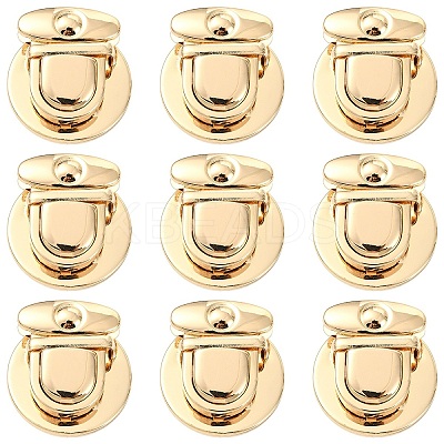10Pcs Alloy Bag Tuck Lock Clasps FIND-YW0010-92G-1