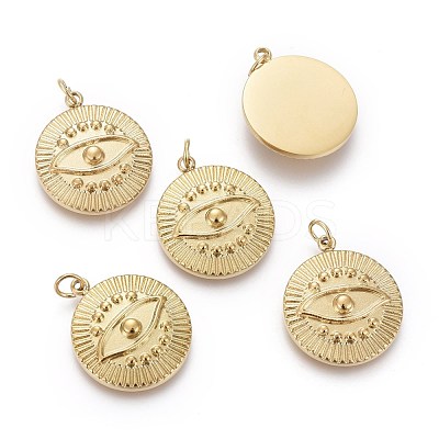 Ion Plating(IP) 316 Surgical Stainless Steel Pendants X-STAS-F256-003G-1