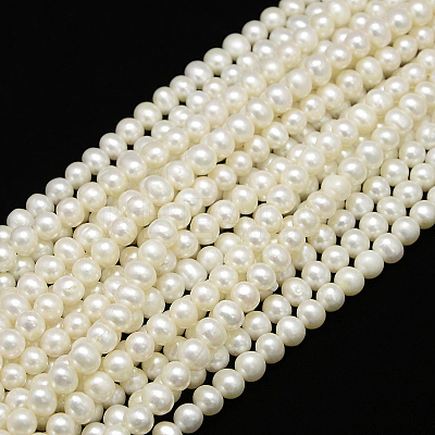 Natural Cultured Freshwater Pearl Beads Strands PEAR-L001-C-13-1