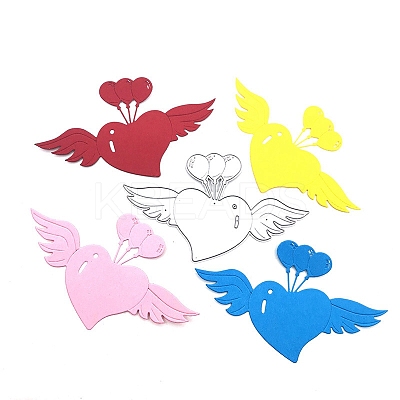 Valentine's Day Heart & Balloon & Wing Carbon Steel Cutting Dies Stencils PW-WG72639-01-1