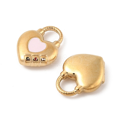 304 Stainless Steel Enamel Pendants STAS-P380-07G-02-1