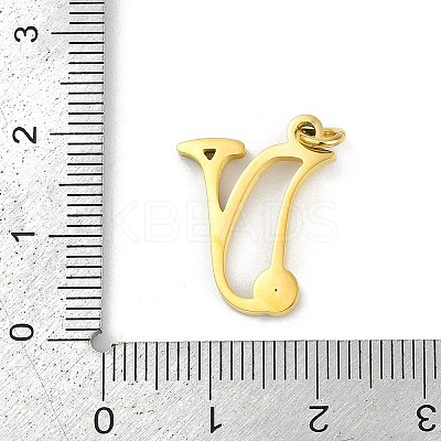 304 Stainless Steel Pendants STAS-R137-01G-V-1