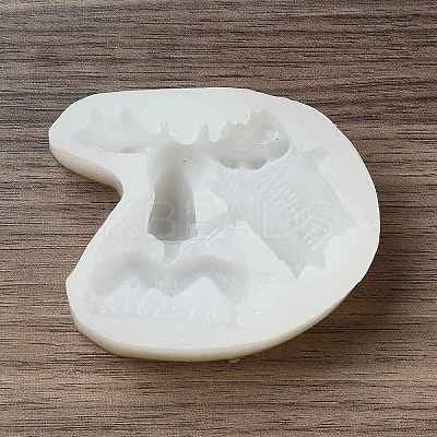Christmas Canada Reindeer's Head DIY Silicone Molds LS-SIMO-B002-02-1