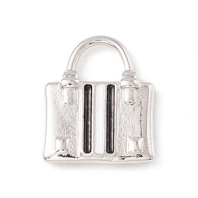 Brass Enamel Pendants KK-P217-05P-01-1