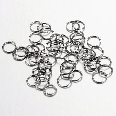 Iron Open Jump Rings IFIN-A018-4mm-01B-NF-1