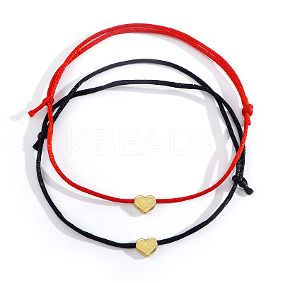 Adjustable Fibre Cord Bracelets RV4258-1-1