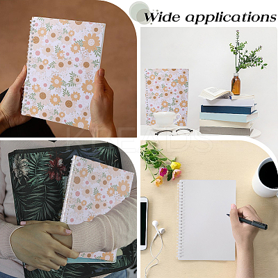 Sticker Collecting Loose-leaf A5 Spiral Bound Notebook AJEW-CP0007-84G-1
