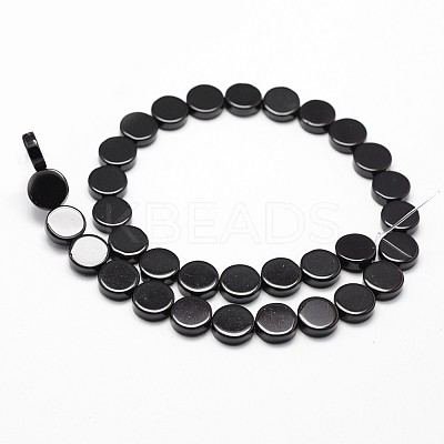 Natural Black Onyx Beads Strands G-P161-34-14x4mm-1