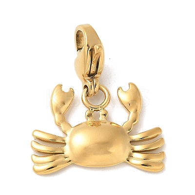 Crab 304 Stainless Steel Pendant Decorations STAS-G352-34G-1