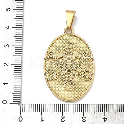Religion Theme 304 Stainless Steel Pendants STAS-F336-06E-G-1