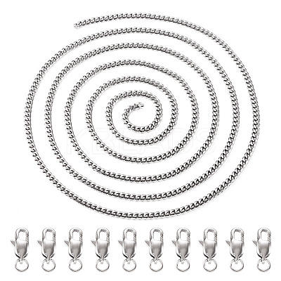 DIY Chain Bracelet Necklace Making Kit STAS-YS0001-01-1