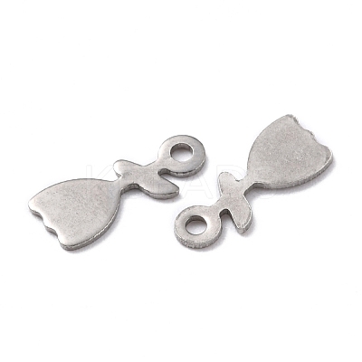 Tarnish Resistant 201 Stainless Steel Pendants STAS-K217-53-1