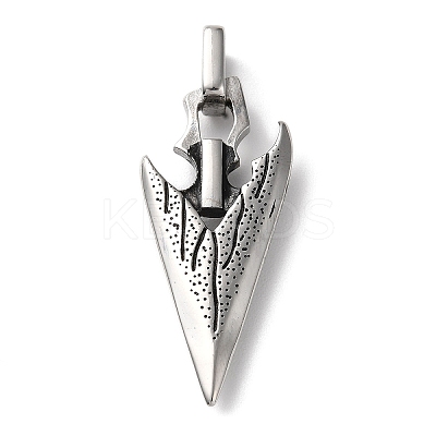 Ion Plating(IP) 304 Stainless Steel Pendants STAS-D067-12AS-1