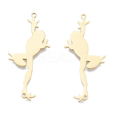 201 Stainless Steel Connector Charms STAS-N090-LA946-2-1