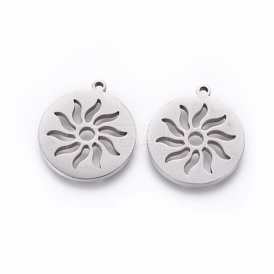 Non-Tarnish 201 Stainless Steel Pendants STAS-F231-058P-1