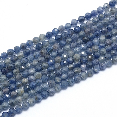 Natural Iolite/Cordierite/Dichroite Beads Strands X-G-G823-15-3.5mm-1