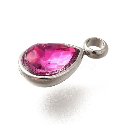 304 Stainless Steel Pendants STAS-Q346-04P-05-1
