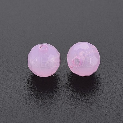 Transparent Acrylic Beads TACR-S154-62E-10-1