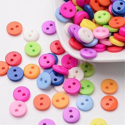 Flat Round 2-Hole Buttons FNA1494-1