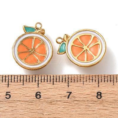 304 Stainless Steel Enamel Pendants LS-STAS-K326-01E-G-1