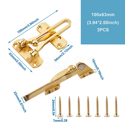Zinc Alloy Swing Bar Door Lock LS-SW-TAC0002-01A-1