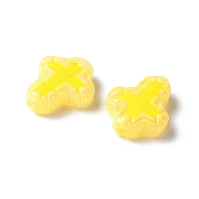 Baking Paint Glass Enamel Beads LS-BLOW-D300-06O-1