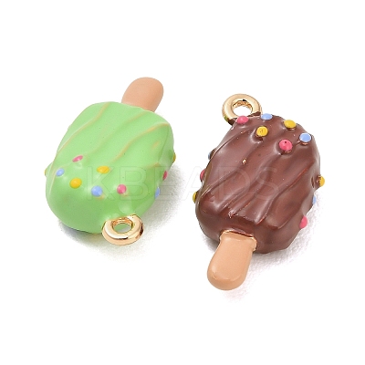 Alloy Enamel Pendants ENAM-A014-04G-1