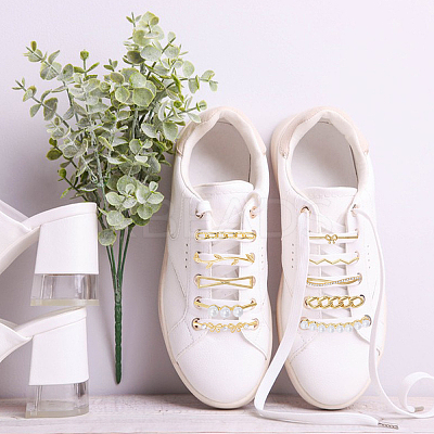 20Pcs 10 Styles Alloy Shoelace Buckle FIND-GL0001-75-1
