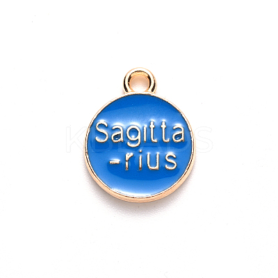 Alloy Enamel Pendants LS-X-ENAM-S124-01B-02F-1