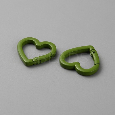 Zinc Alloy Spring Gate Rings AJEW-WH0471-106M-1