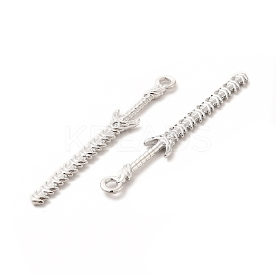 Rack Plating Alloy Big Pendants PALLOY-E025-13P-1