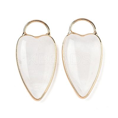 Natural Quartz Crystal Pendants G-I393-01G-05-1