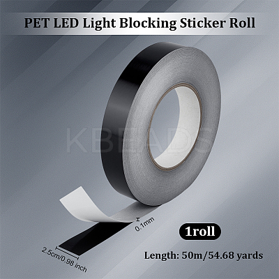 PET LED Light Blocking Sticker Rolls AJEW-WH0348-690-1