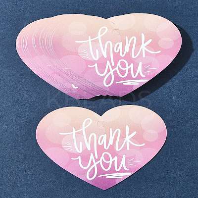 Coated Paper Thank You Greeting Card DIY-FS0007-76A-1