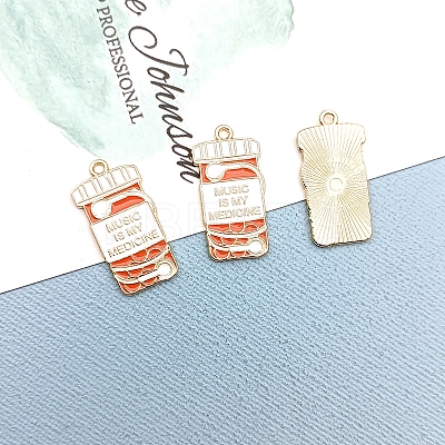 Music Jar Alloy Enamel Pendants PW-WG78364-02-1