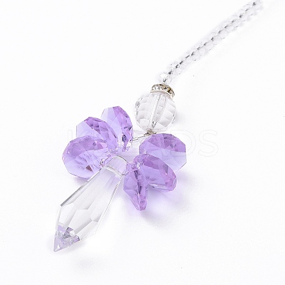 Crystal Fairy Beaded Wall Hanging Decoration Pendant Decoration LS-HJEW-G019-02D-1