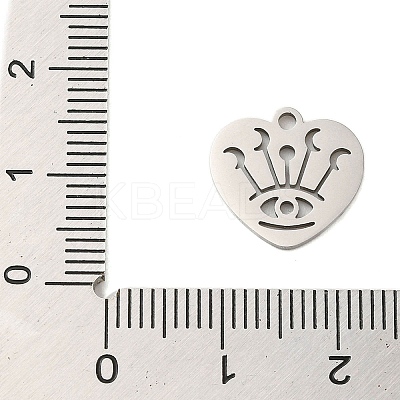 Non-Tarnish 304 Stainless Steel Charms STAS-S123-03P-07-1