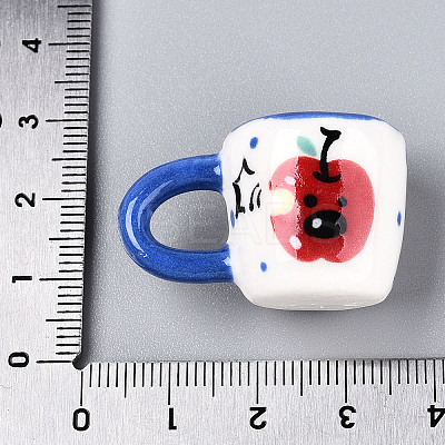 Handmade Porcelain Apple Mug Cup Decoration PORC-T133-21B-1