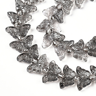 Electroplate Glass Beads Strands EGLA-N012-04D-1