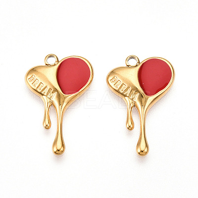 304 Stainless Steel Pendants STAS-N108-12G-1